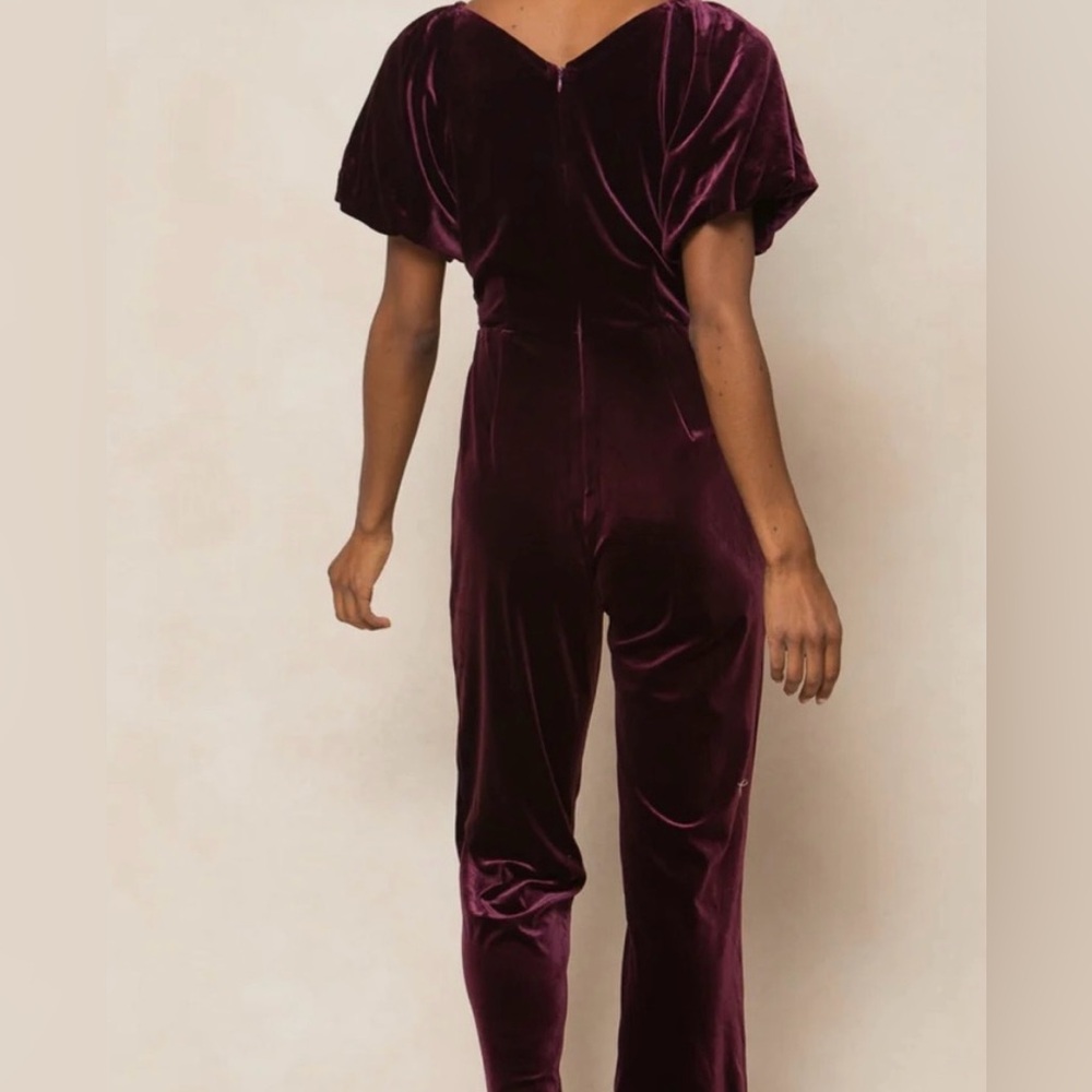 Ivy City Co Velvet Jumpsuit